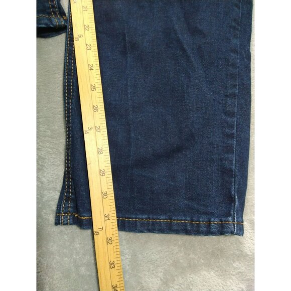 Levis 541 Jeans Mens 46x34 Blue Denim Athletic Fit Straight Leg Stretch Dark - Picture 5 of 10
